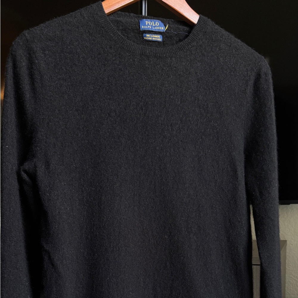 Polo by Ralph Lauren Navy Cashmere Sweater - Picture 3 of 7
